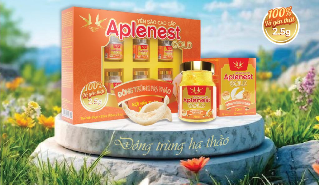 Yến sào cao cấp Aplenest Gold giúp bồi bổ sức khỏe và phục hồi thể lực nhanh chóng. Giải pháp dinh dưỡng tiện lợi, an toàn cho cả nhà.
