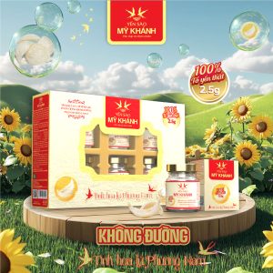 Yến sào Mỹ Khánh không đường – lựa chọn dinh dưỡng phù hợp cho người yêu thích vị thanh nhẹ tự nhiên.