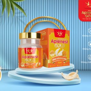Yến sào cao cấp Aplenest Gold - Tổ yến chưng Đông Trùng Hạ Thảo - (1 lọ/hộp x 70ml)
