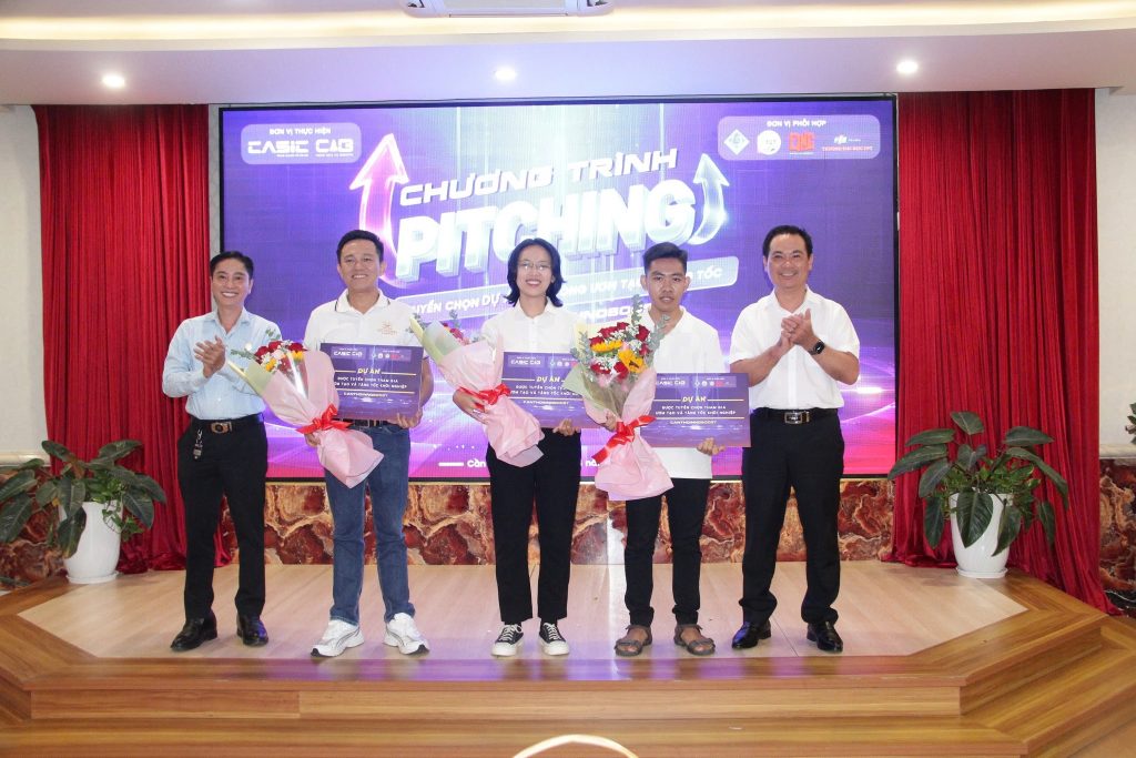 Lễ trao giải Cantho InnoBoost 2026 dự án Nutrigreen lọt top 3